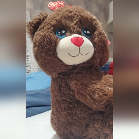 Cutest & Softest Stuffed Teddy Bear, Lites-Up & Sings "I Got You Babe"!!   New!! - Picture 9 of 11